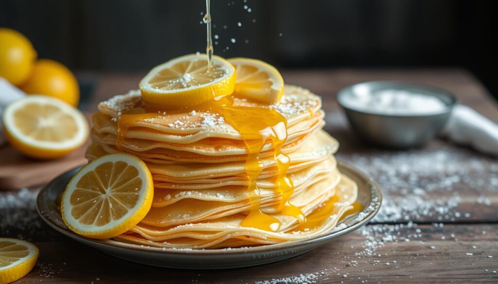 Recette de Crêpes au Citron