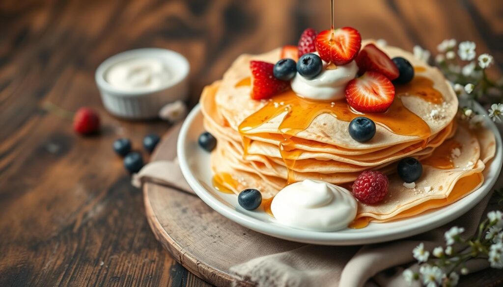 Crêpes au Yaourt : Un Goûter Léger et Gourmand