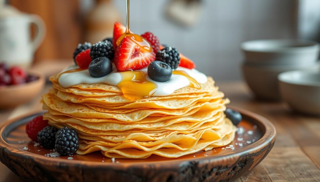 Crêpes au Yaourt : Un Goûter Léger et Gourmand