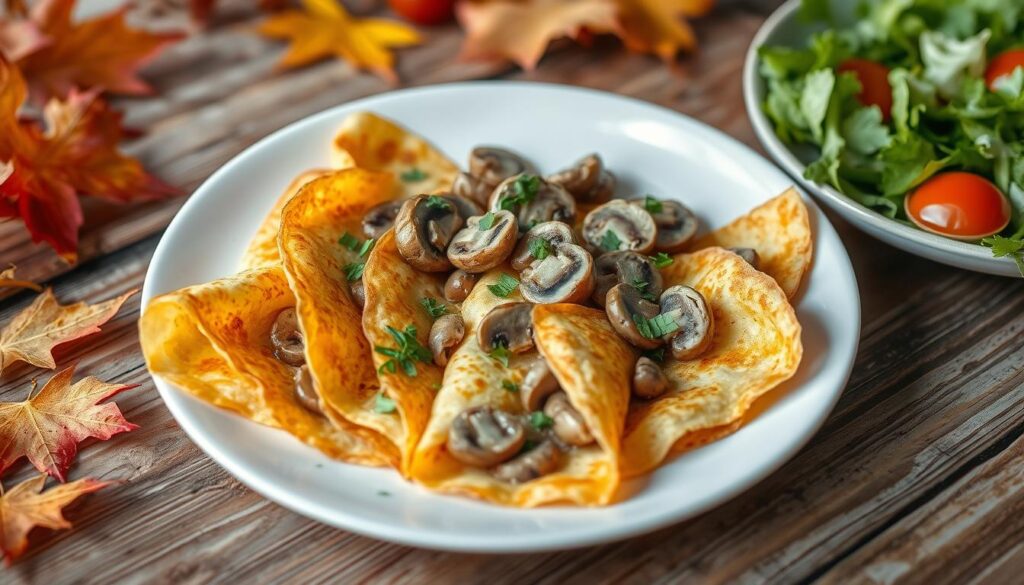 Crêpes aux champignons : une recette de saison à ne pas manquer