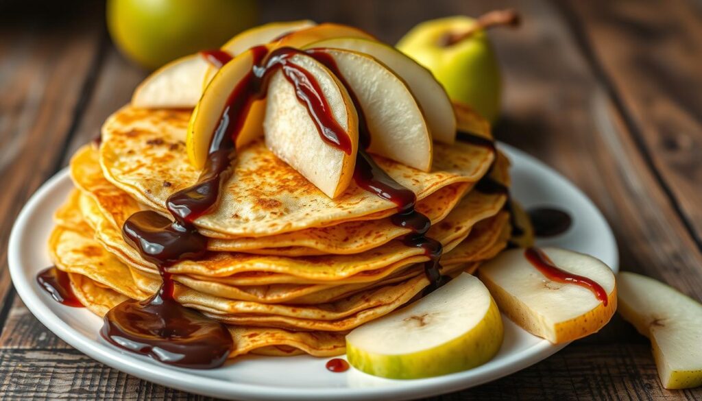 Recette de crêpes aux poires et au chocolat : un mariage parfait