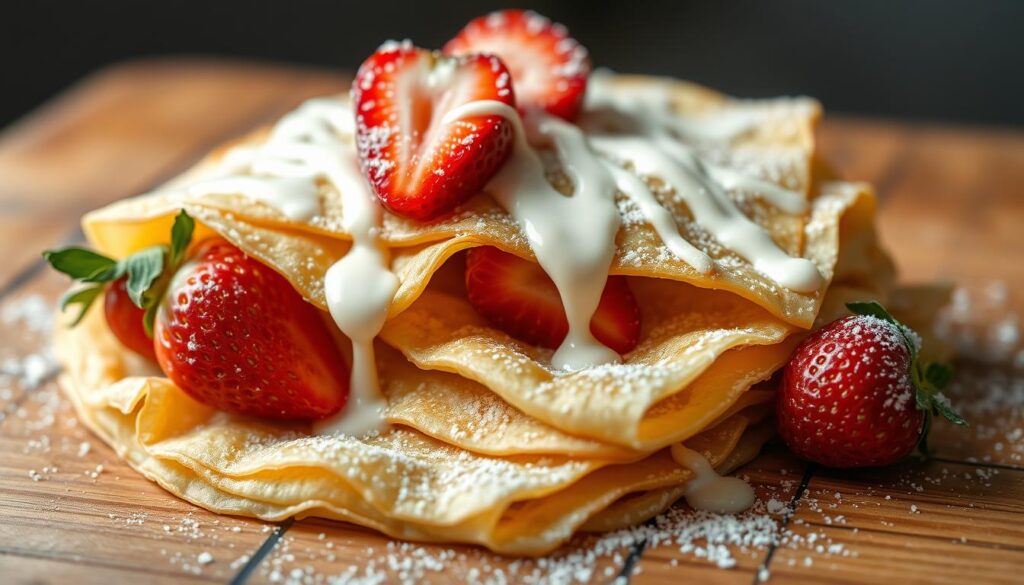 Crêpes au chocolat blanc : une douceur irrésistible