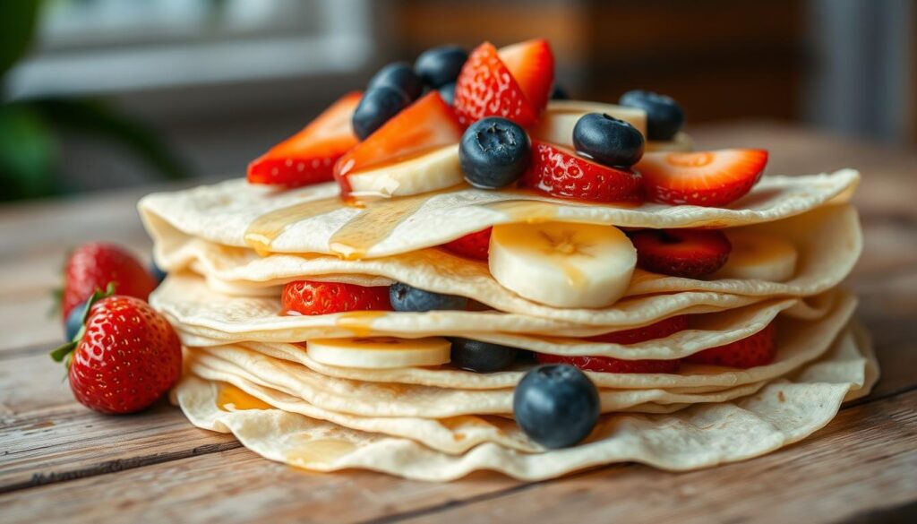 Crêpes roulées aux fruits : le goûter sain pour vos petits